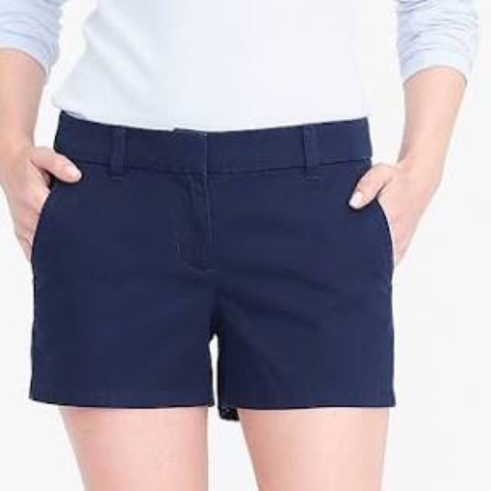 5/$25 J. Crew Navy Chino Shorts - Picture 2 of 6